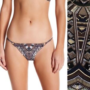 Rachel Roy Side String Tribal Bikini Bottom